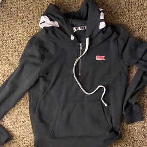 PINK Half Zipper Hoodie